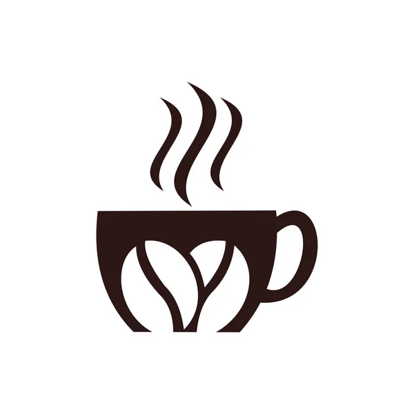Cafetería logo diseño plantilla — Archivo Imágenes Vectoriales