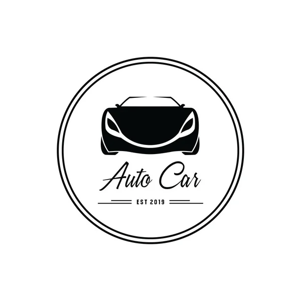 Auto car logo design, icona, vettore, illustrazione — Vettoriale Stock