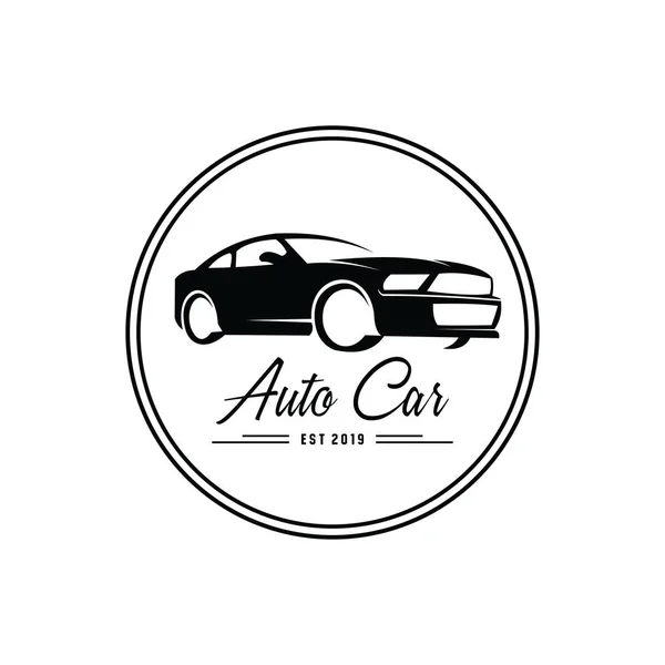 Auto car logo design, icona, vettore, illustrazione — Vettoriale Stock
