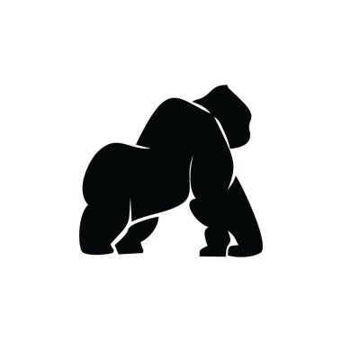 Gorilla Logo Tasarım, simge, Vektör, illüstrasyon