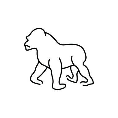 Gorilla Logo Tasarım, simge, Vektör, illüstrasyon