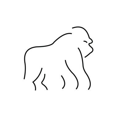 Gorilla Logo Tasarım, simge, Vektör, illüstrasyon