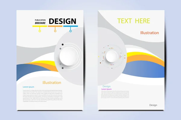 Modern magazine layout template,Flyer cover business brochure illustration technology geometric vector design,Leaflet advertising abstract background,Annual report for presentation, layout in A4 size.