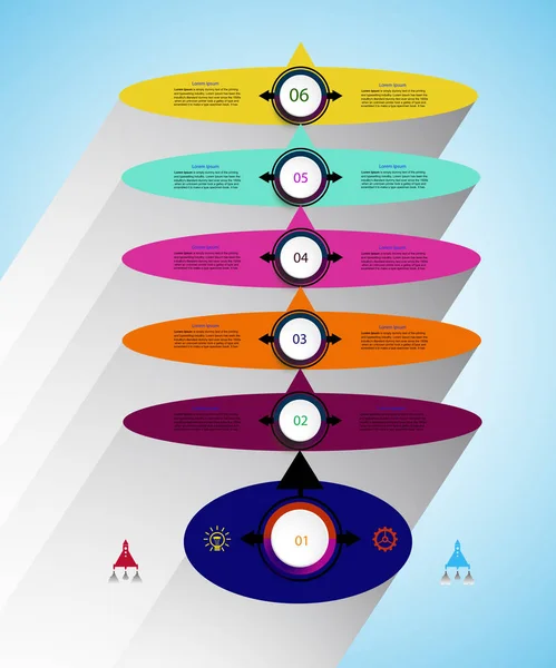 Vektor Infografik Timeline Design Vorlage Für Geschäftskonzept Und Icons Kann — Stockfoto