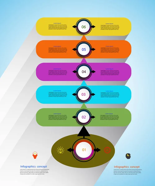 Vektor Infografik Timeline Design Vorlage Für Geschäftskonzept Und Icons Kann — Stockfoto