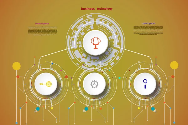 Infographic Šablona Časová Osa Technologie Tech Digitální Inženýrské Telekomunikace Mohou — Stock fotografie