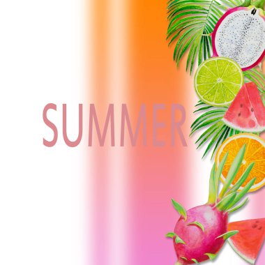 Yaz tatili, Resim meyve