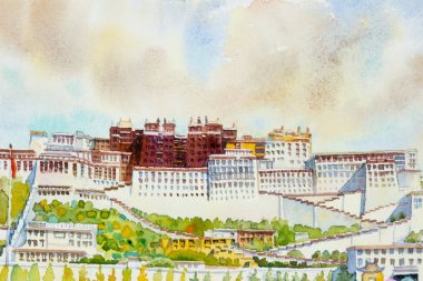  Potala Sarayı Lhasa, Tibet, Çin