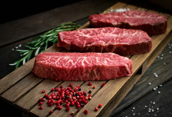 Raw top blade steak — Stock Photo, Image