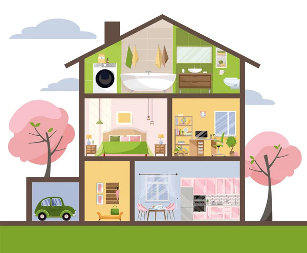 Double Story House Royalty Free Double Story House Vector Images Drawings Depositphotos