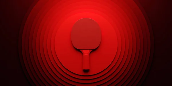 Tafeltennis Ping Pong Racket Toernooi Posterontwerp Abstracte Kleur Afgerond Cirkels — Stockfoto