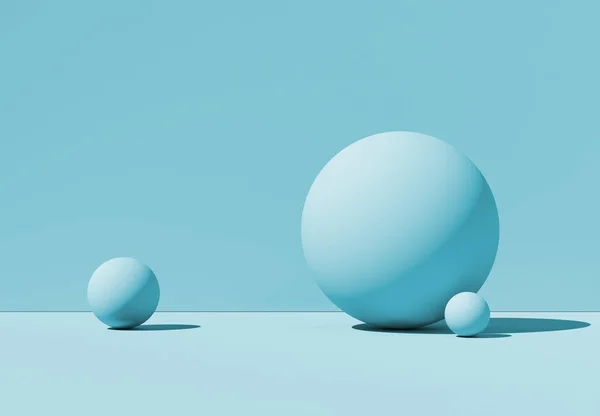 3D çizim geometrik topları. Arka plan. Mockup.