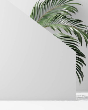 Kapak tasarım a4 şablon beyaz arka plan, Eko soyut modern farklı stil dekorasyon tanıtımı, broşür, katalog, kitap, dergi vb. 3D illüstrasyon seti