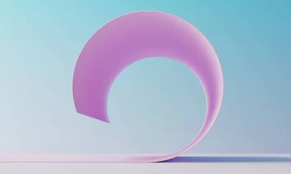 Kozmetik markalaşma ve ambalaj sunumu için minimum arkaplan. Sahne pastel renkleri. 3d illüstrasyon.