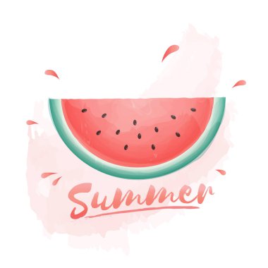 Merhaba yaz yazı ve karpuz