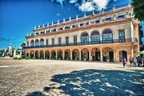 Utsikt Över Plaza Armas Gamla Havanna — Stockfoto