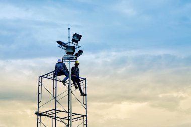 Chiang rai, Tayland - 17 Mayıs 2018: spot yükleme