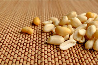 fıstık yakın çekim, Arachis hypogaea L. birçok faydası var ama aflatoksin.