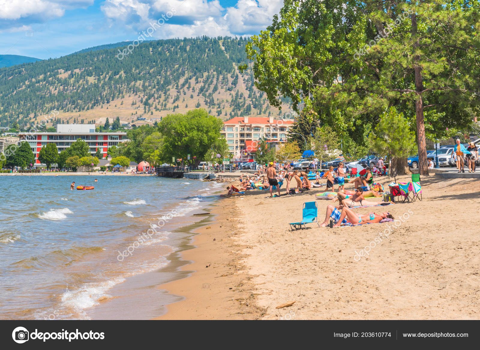 Penticton British Columbia Canada July 18 Tourists Locals Relax Enjoy Stock Editorial Photo C Amykmitchell Penticton British Columbia Canada July 18 Tourists Locals Relax Enjoy Stock Editorial Photo C Amykmitchell