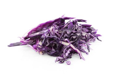 Beyaz arkaplanda lahana  