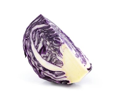 Beyaz arkaplanda lahana  