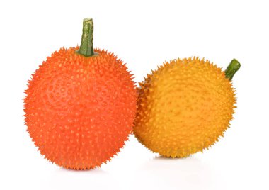 GAC meyve, portakal renkli bitkisel besinlerde Asya, gac meyve co tipik