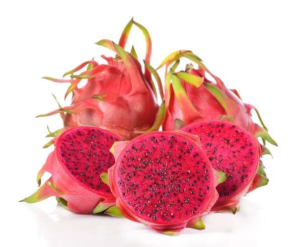 Dragon Fruit Isolato Sfondo Bianco — Foto Stock