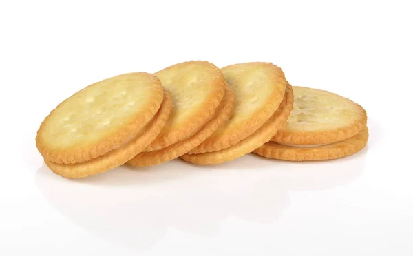 Galletas Sándwich Sobre Fondo Blanco —  Fotos de Stock