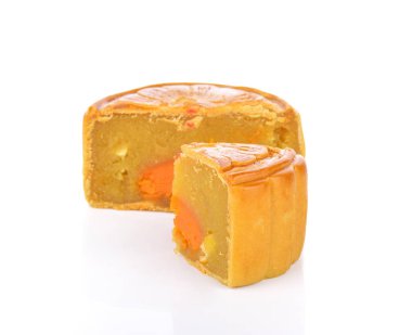 Mooncake Haritayı yumurta sarısı Çin orta-Au için kadar bir kesim ile