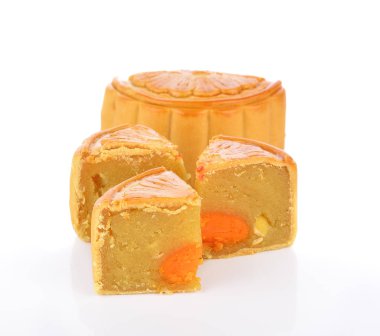 Mooncake Haritayı yumurta sarısı Çin orta-Au için kadar bir kesim ile