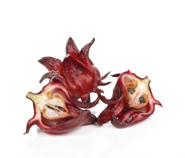 Hibiscus sabdariffa veya roselle meyve