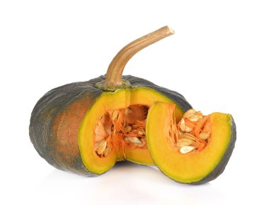 Beyaz arkaplanda kabak izole