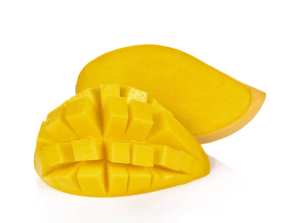 Mango isoliert auf weißem Hintergrund — Stockfoto