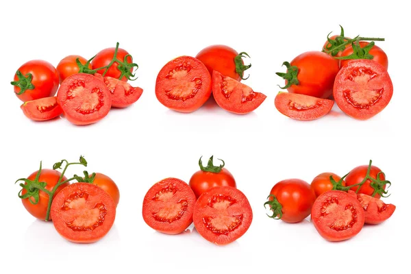 Tomato isolated on white background — Stock Photo, Image