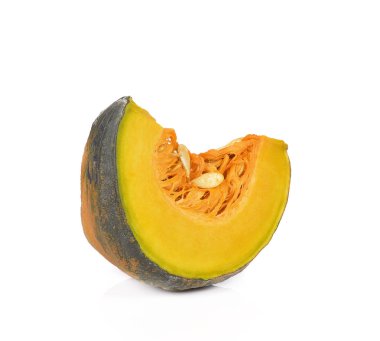 Beyaz arkaplanda kabak izole