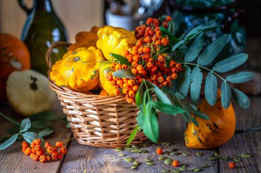 Sebze Bir sepette taze biyo sebze.