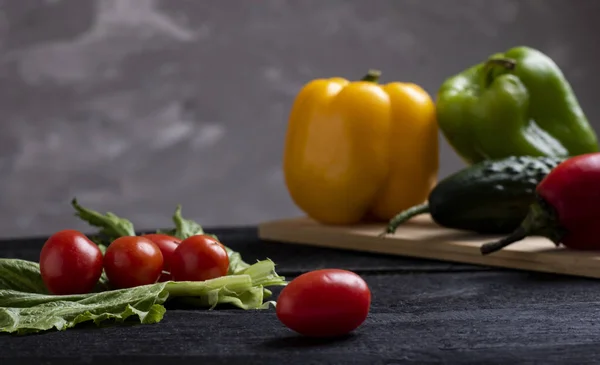 Verduras Para Sopa Vegana Vista Superior — Foto de Stock