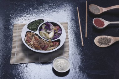 salata, vegan yemek ile Asya gıda