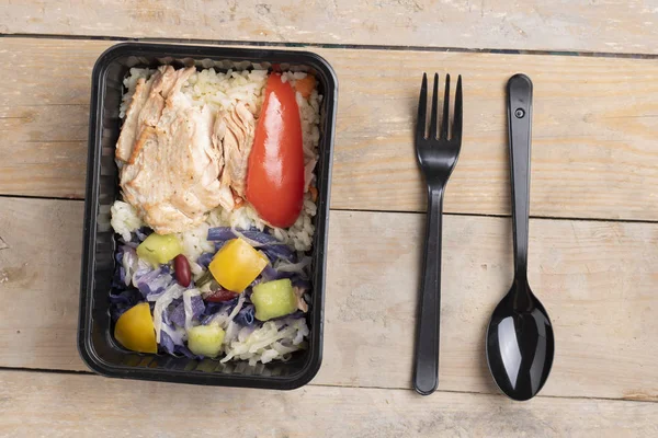 healthy food, vegetable salad with vegetables and cheese