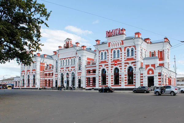 Station in de stad Kaluga — Stockfoto