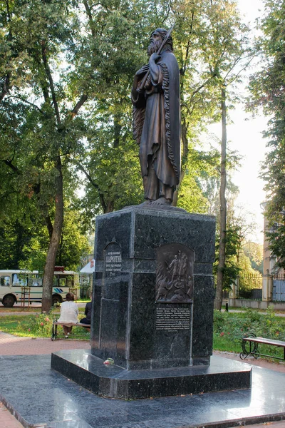 Monument to St. Blessed Lawrence in the city of Kaluga — Stock Photo, Image