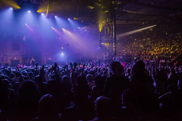 people watching the live concert