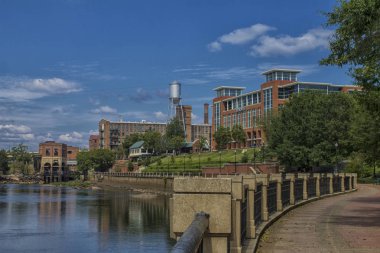 Columbus Georgia Nehri Cephesi ve Nehir Yürüyüşü