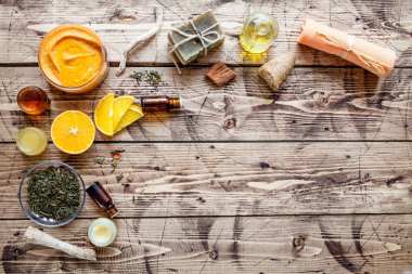 Turuncu malzemelerle organik kozmetik