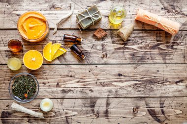 Turuncu malzemelerle organik kozmetik