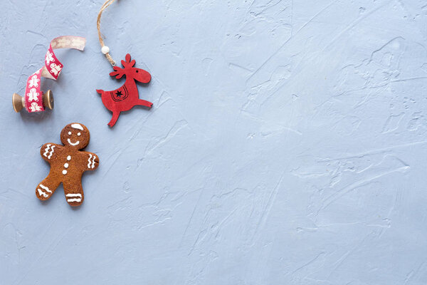 Christmas background with christmas decoration