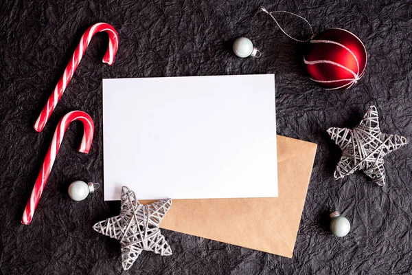 Karanlık Noel arka plan christmas dekorasyon ile