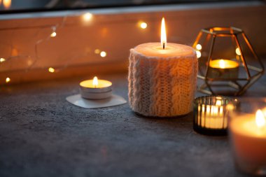 Mumlu Hygge arkaplanı