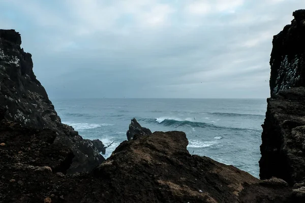 Islândia Perto Oceano — Fotografia de Stock