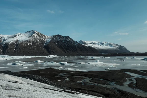 Islande Plage Glacier — Photo